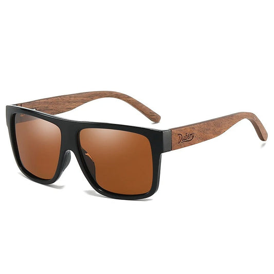 Lunettes de soleil polarisées en bois pour hommes et femmes