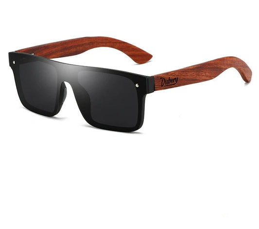 Lunettes de soleil en bois naturel