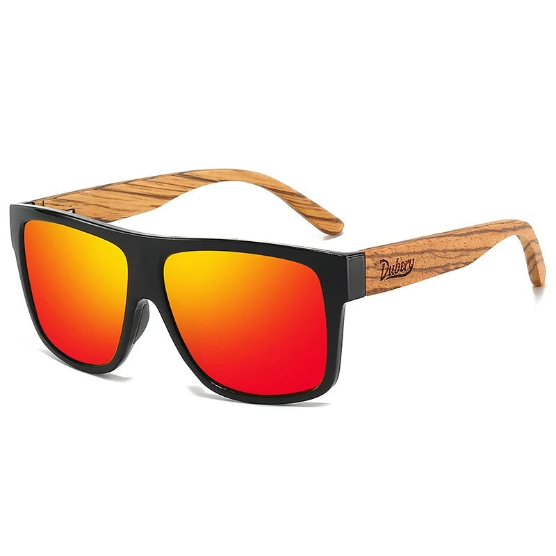 Lunettes de soleil polarisées en bois pour hommes et femmes