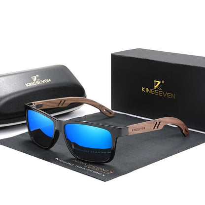 Lunettes de Soleil en Bois de Noyer