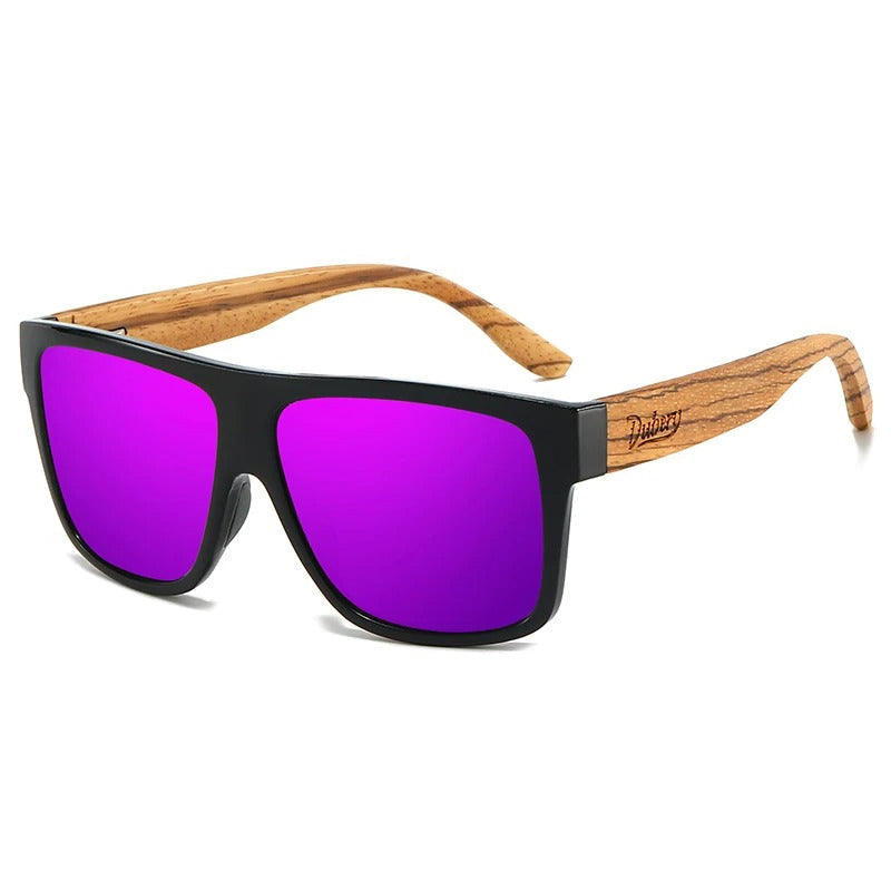 Lunettes de soleil polarisées en bois pour hommes et femmes