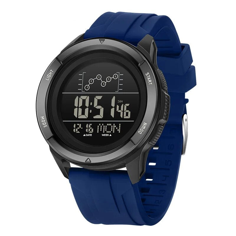 Montre Digitale Multifonction – Étanche & Design Moderne