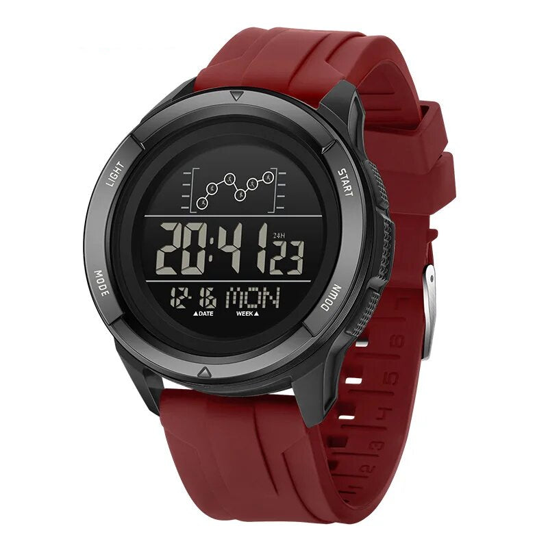 Montre Digitale Multifonction – Étanche & Design Moderne
