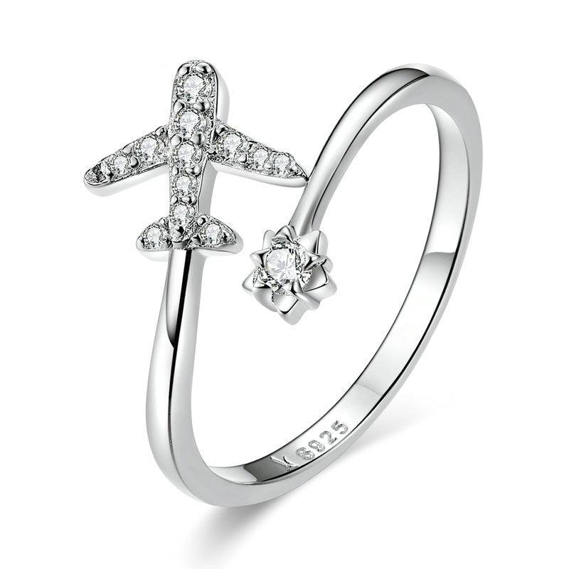 Bague avion en vol pour Femme