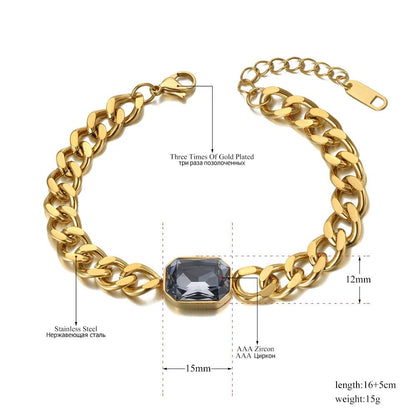 Bracelet et collier assortis en acier inoxydable