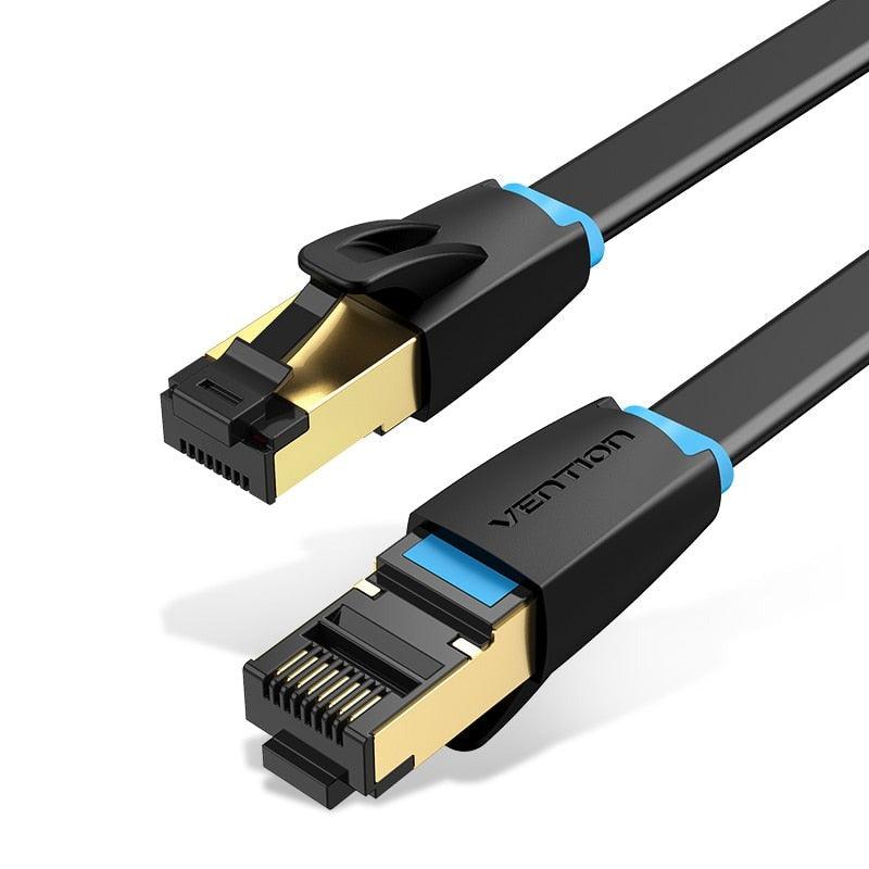 Câble Ethernet Cat8 SSTP 40Gbps RJ45 pour réseaux très haut débit