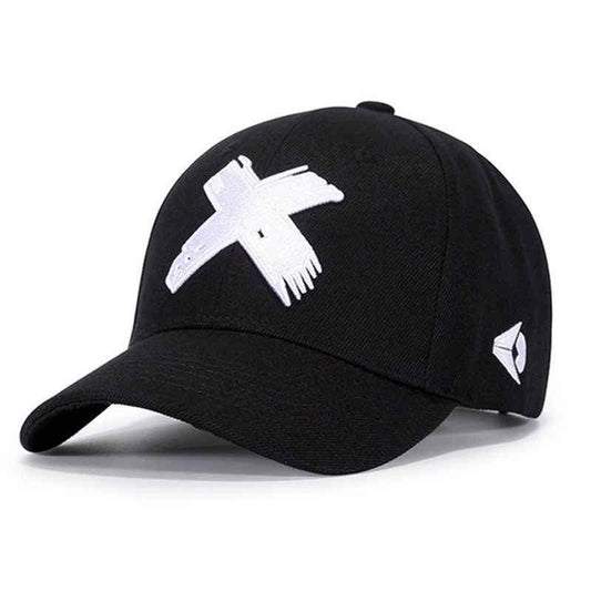 Casquette baseball mixte ajustable blanche