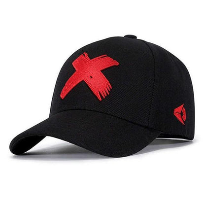 Casquette baseball mixte ajustable rouge