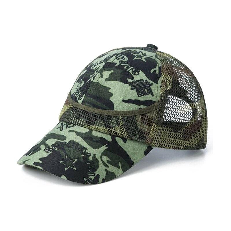 Casquette Camouflage à maille CAMO 4