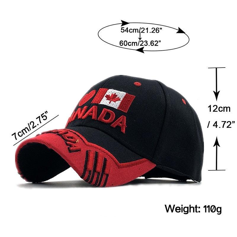 Casquette Canada  dimension