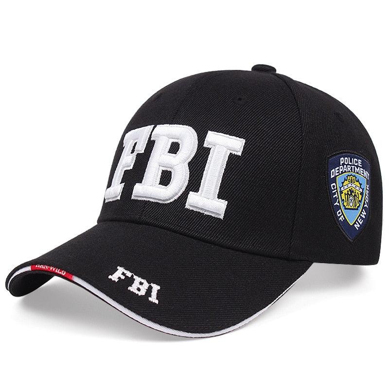 Casquette FBI noire