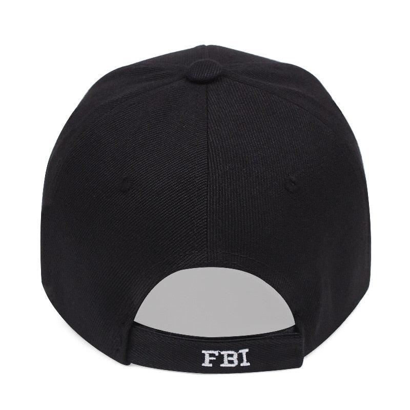 Casquette FBI - noire dos