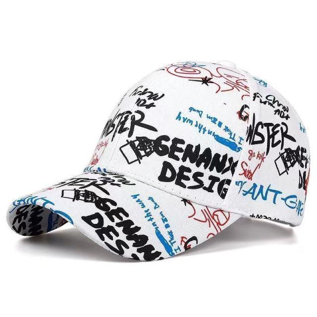 Casquette Graffiti 3 G Blanc