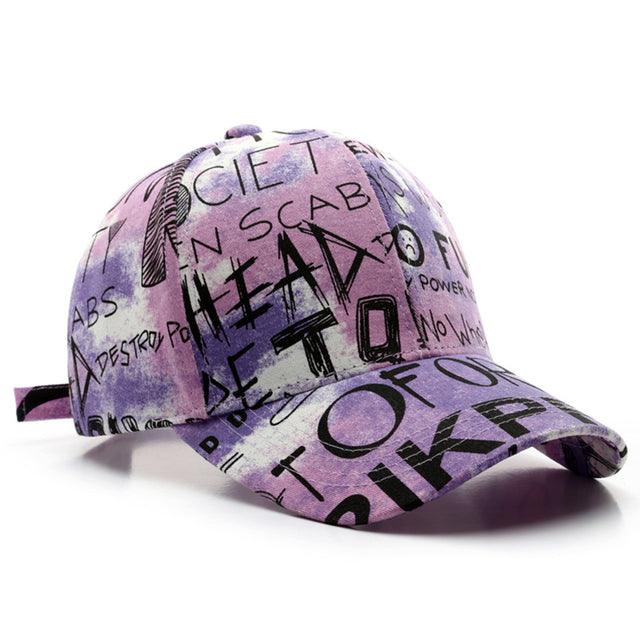 Casquette Graffiti 4 Mauve