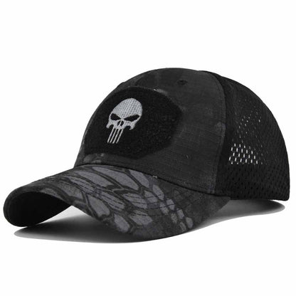 Casquette militaire punisher 3