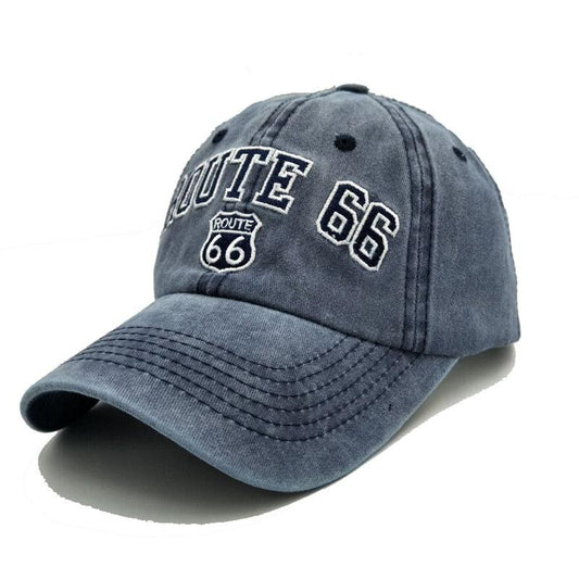 Casquette Mythique Route 66 bleu marine