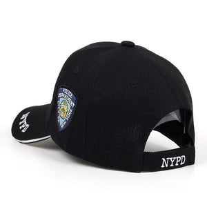 Casquette NYPD noir profil