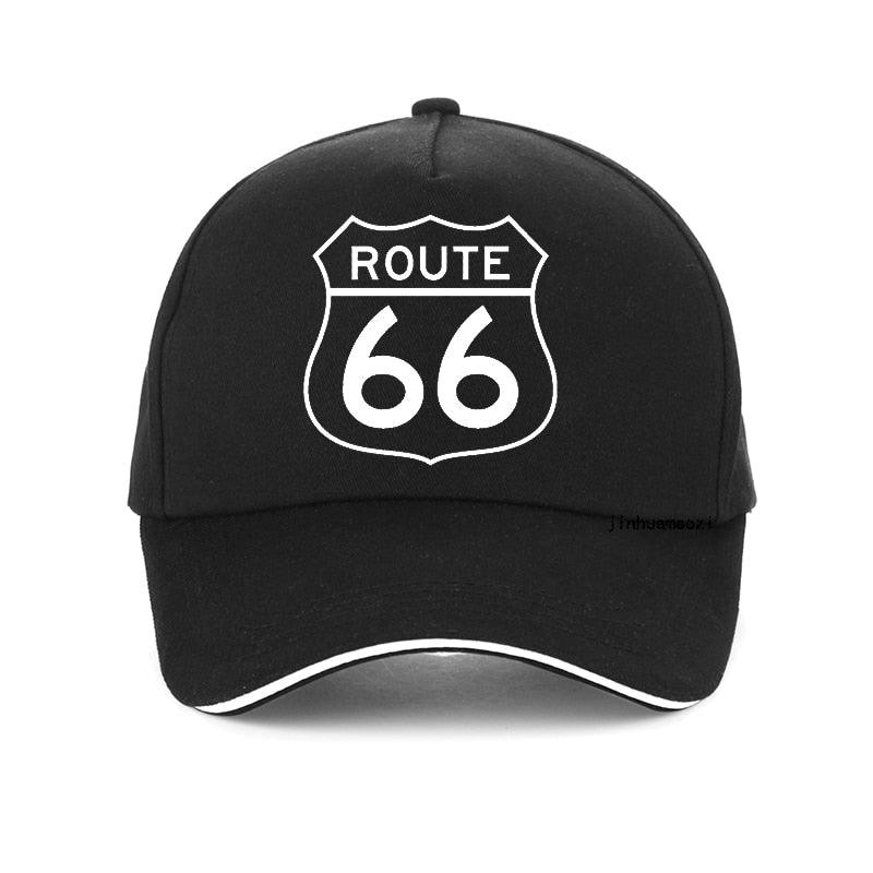 Casquette Route 66 Noire