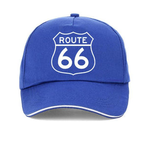 Casquette Route 66 Bleu