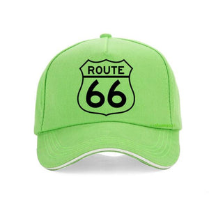 Casquette Route 66 Verte