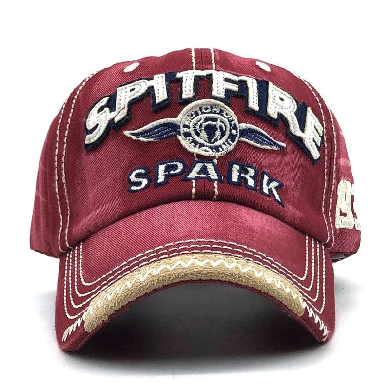 Casquette Spitfire rouge face