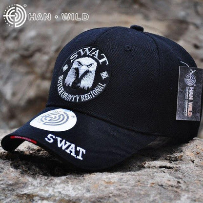 Casquette tactique SWAT noire