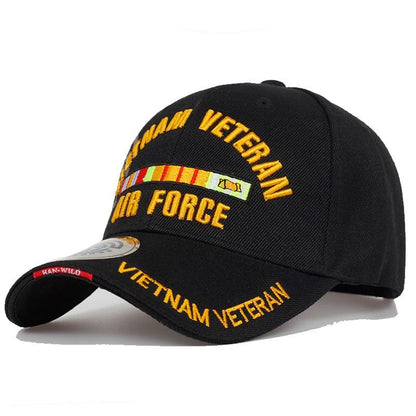 Casquette  Vietnam Vétéran Air Force noire