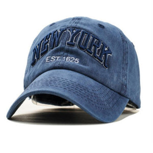 casquette New York - marine délavée