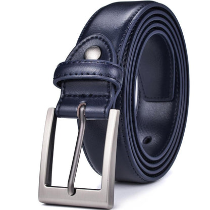 Ceinture cuir homme Business boucle noire