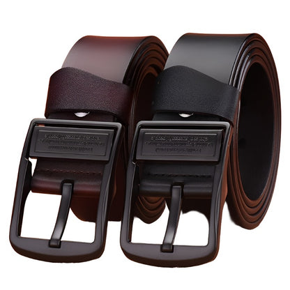 2 Ceinture de luxe en cuir véritable MB