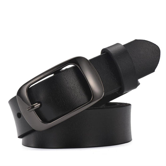 Ceinture en cuir véritable pour jeune femme