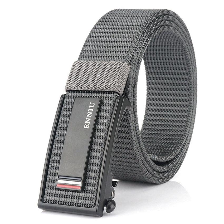 Ceinture en nylon pour homme A gris foncé