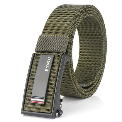 Ceinture en nylon pour homme A vert armée