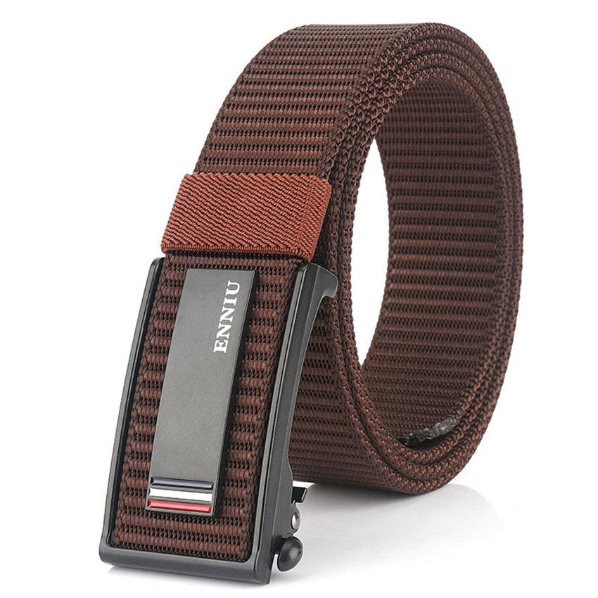 Ceinture en nylon pour homme A café