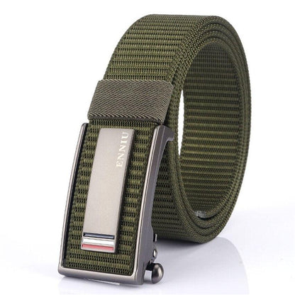 Ceinture en nylon pour homme B vert armée