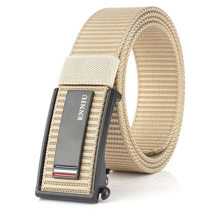 Ceinture en nylon pour homme A khaki