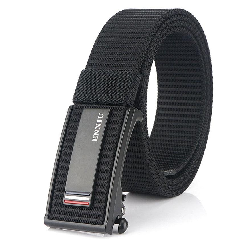 Ceinture en nylon pour homme A noire