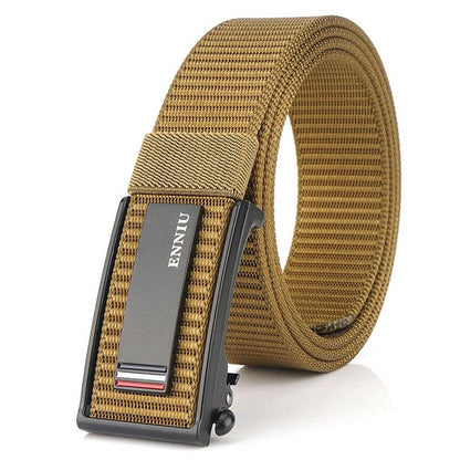 Ceinture en nylon pour homme A marron