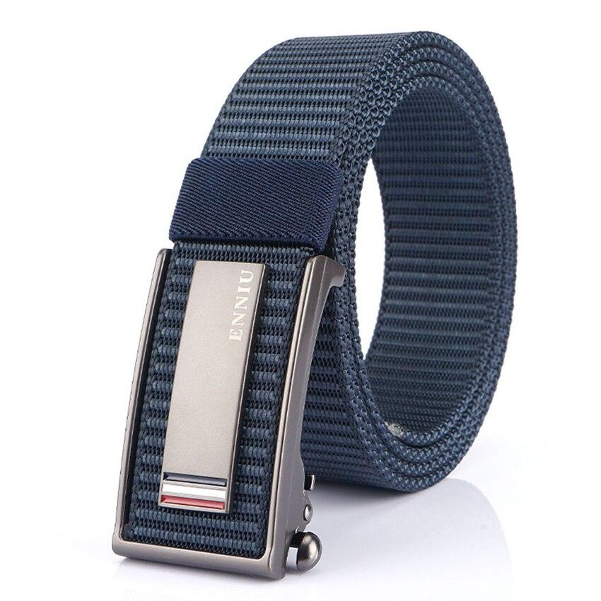 Ceinture en nylon pour homme B bleu