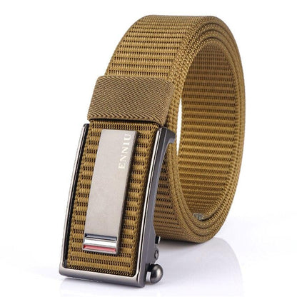 Ceinture en nylon pour homme B marron