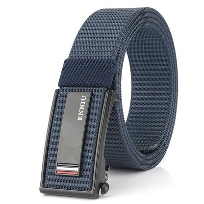 Ceinture en nylon pour homme A bleu