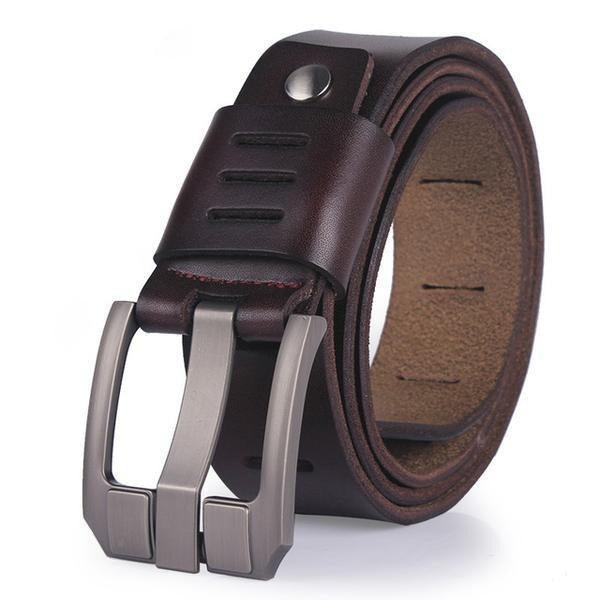 Ceinture Cuir Marron pour Homme de Qualité