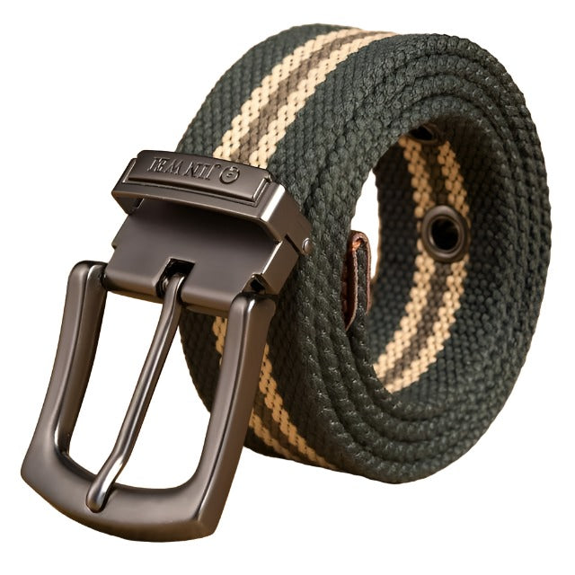 Ceinture Tactique à Boucle Détachable Verte avec bandes