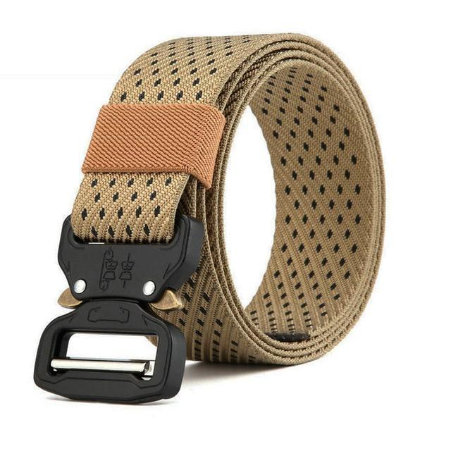 Ceinture tactique militaire en Nylon kaki 2