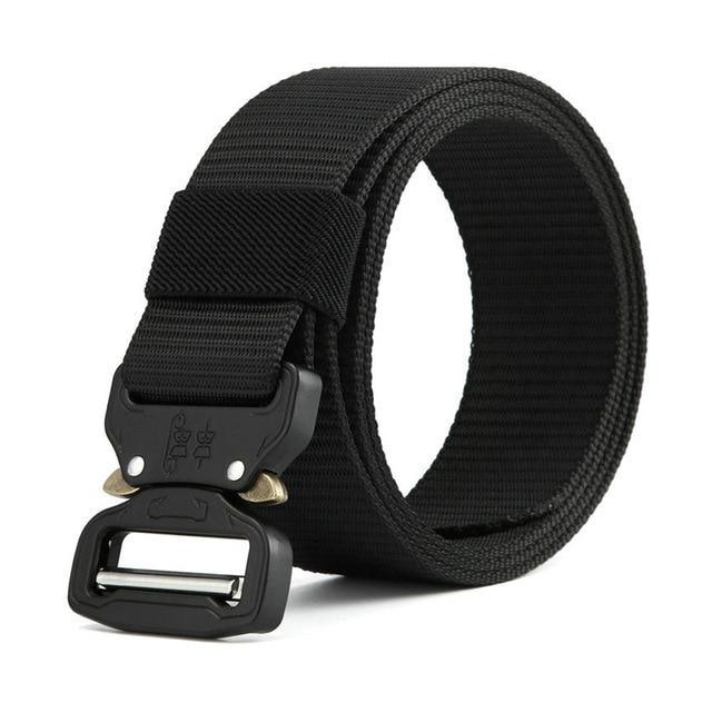 Ceinture tactique militaire en Nylon noire