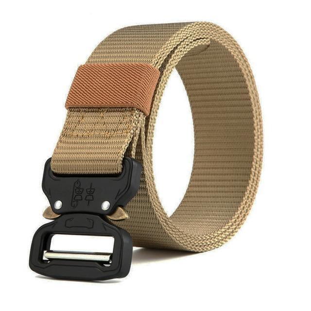 Ceinture tactique militaire en Nylon Kaki