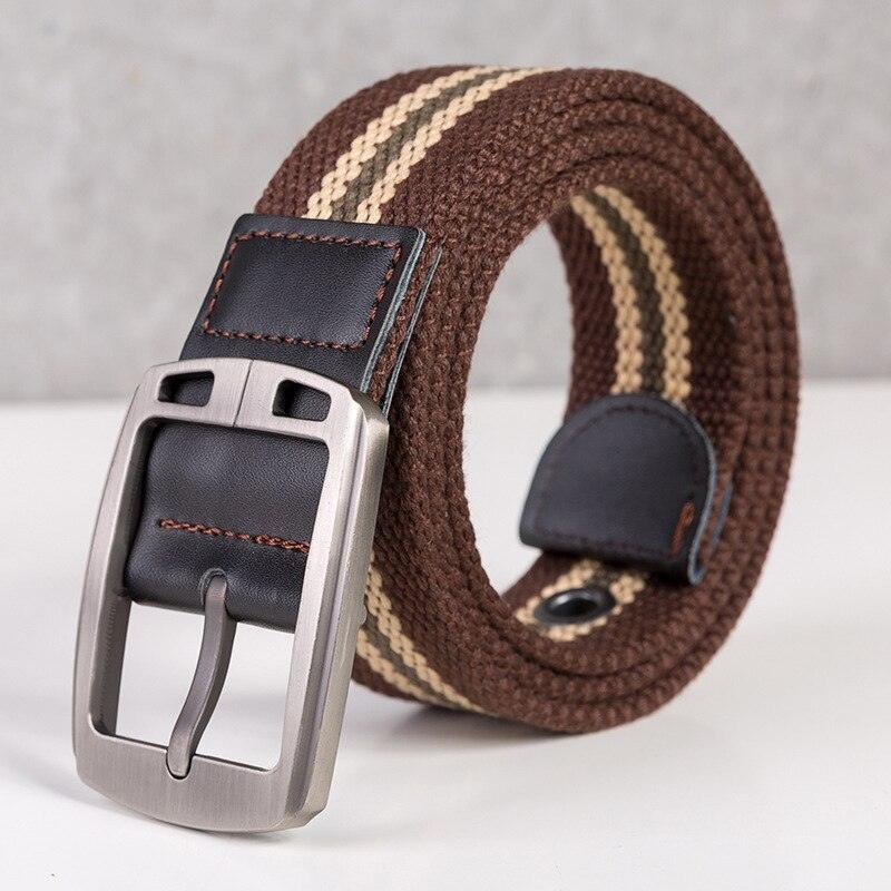 Ceinture tactique mixte marron avec bandes