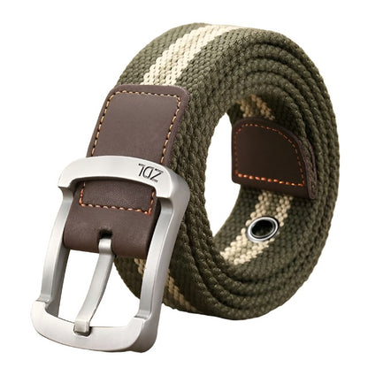 Ceinture Tactique Haute Résistance Verte Bande kaki