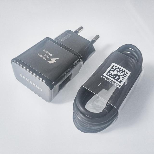 Chargeur rapide USB + cable noir