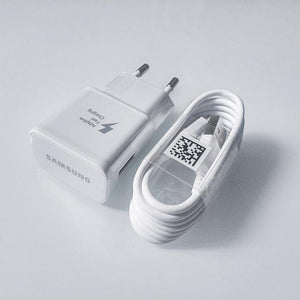 Chargeur rapide USB + cable blanc